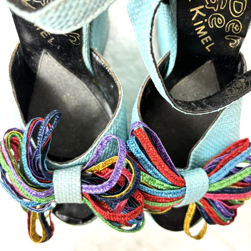 The Wonder Wedge Bonnie Smith for Kimel Platform Heels Vintage 1970s